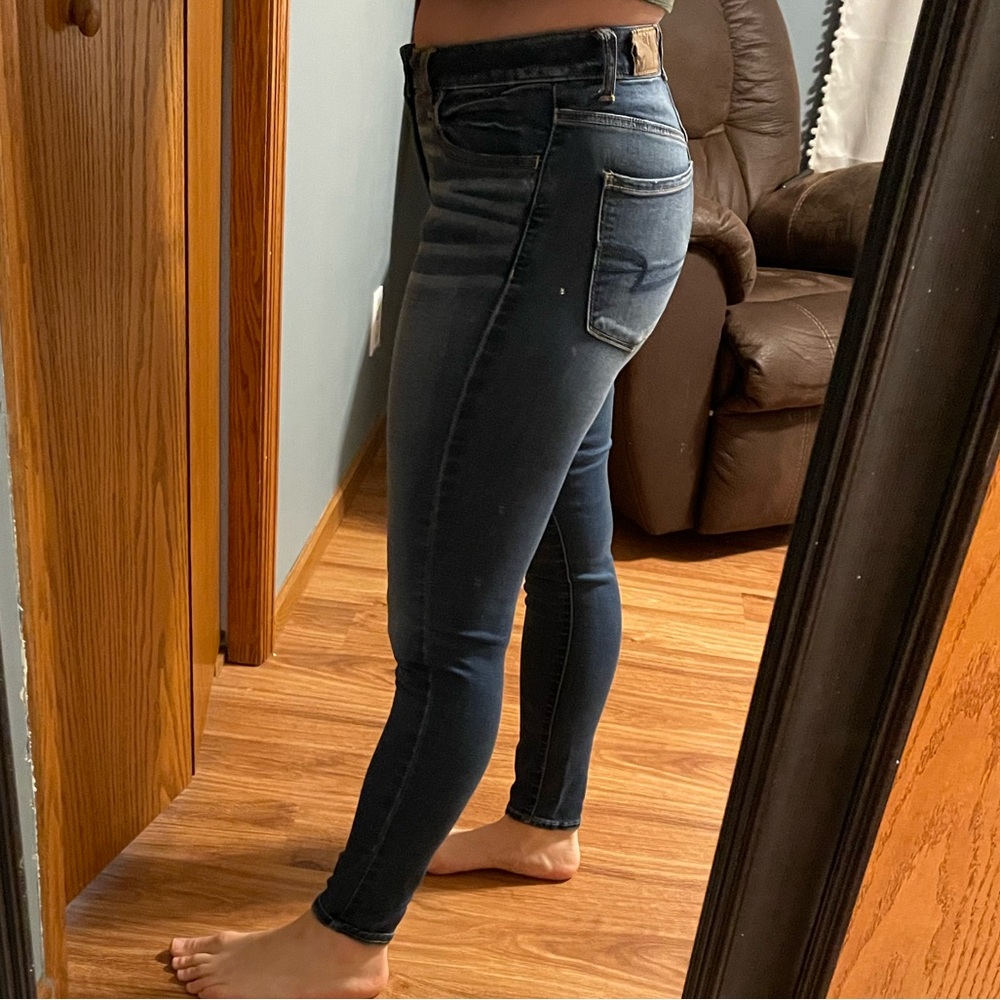 High rise American eagle jeans